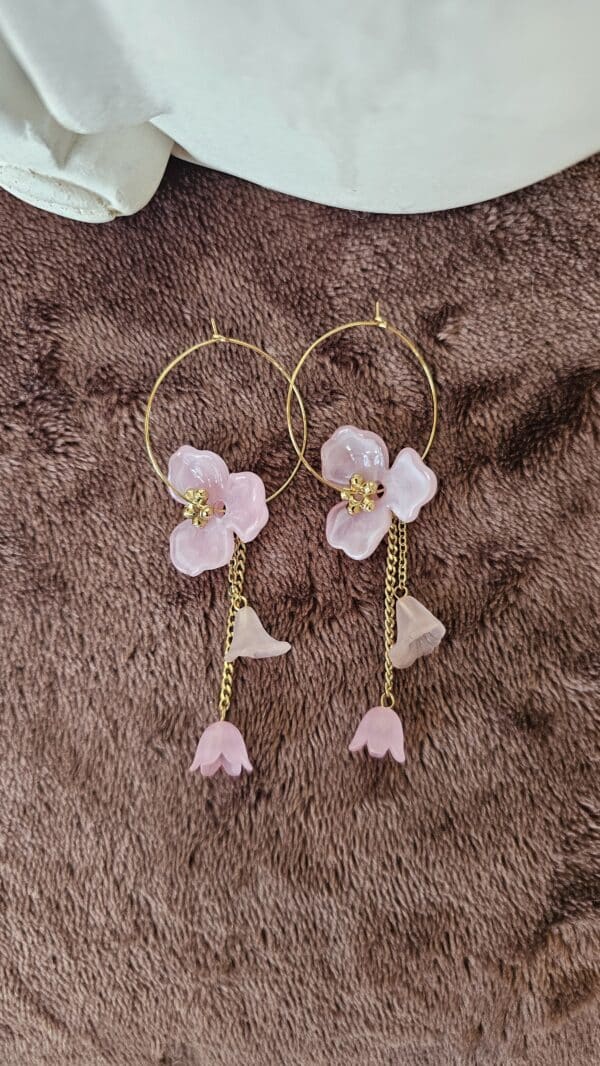 Boucles d'Oreilles Rosa