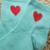 Chaussettes Coeur Vert