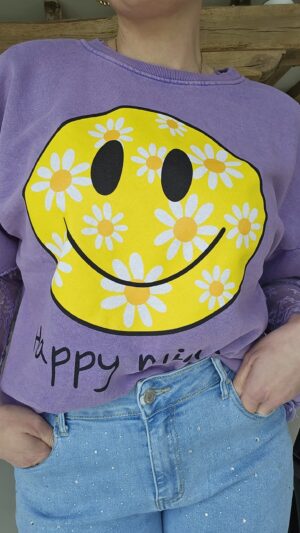 Sweat Smiley Violet
