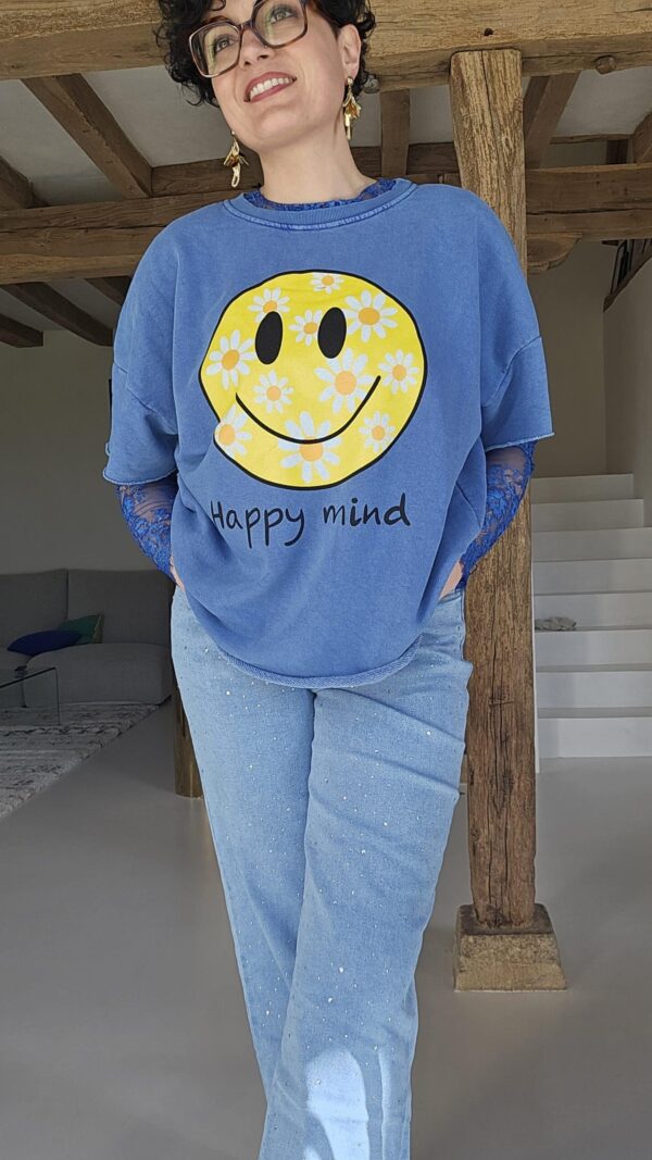 Sweat Smiley Bleu – Image 4