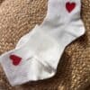 Chaussettes Coeur Blanc – Image 2
