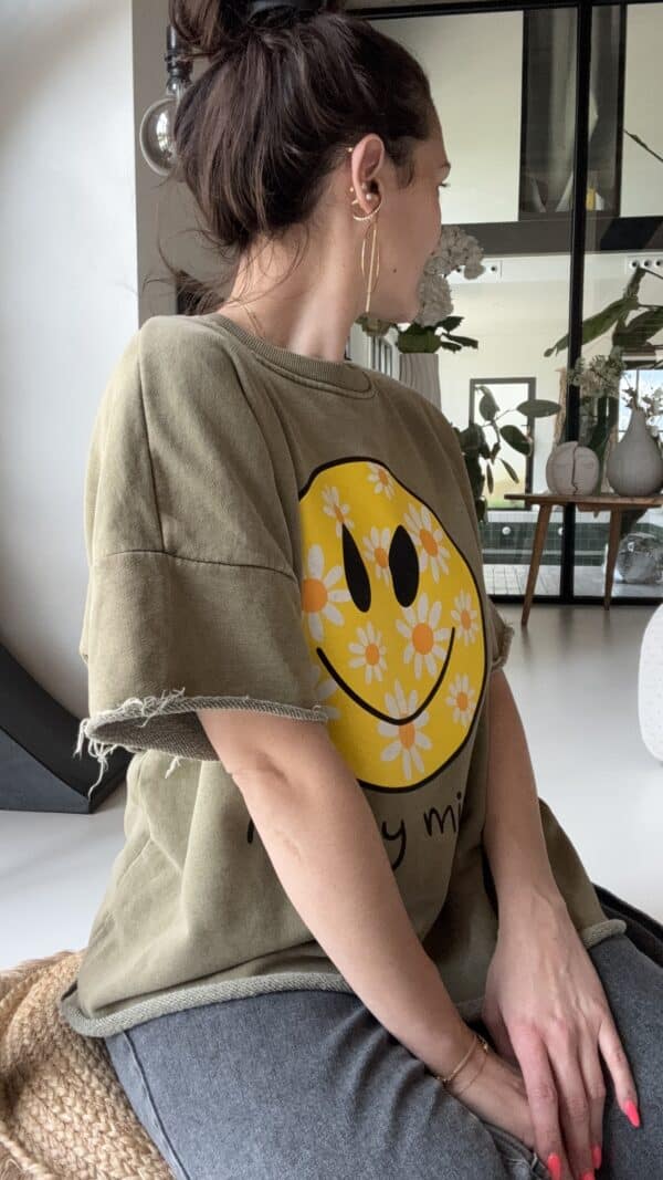 Sweat Smiley Kaki