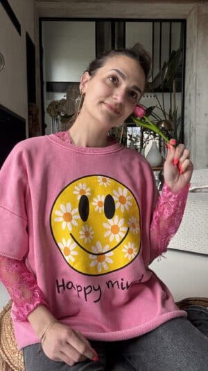 Sweat Smiley Rose