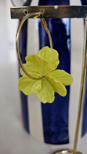 Créole fleur jaune