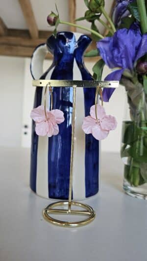 Créole fleur rose