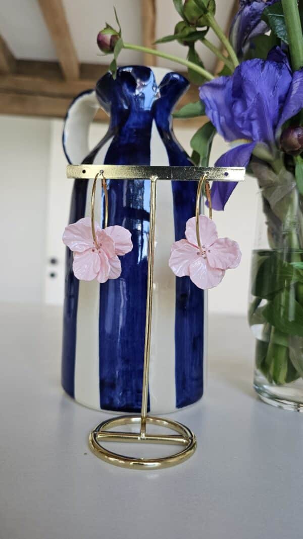 Créole fleur rose