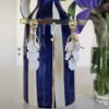 Boucles d'Oreilles fleur blanche