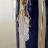 Boucles d'Oreilles fleur blanche – Image 2
