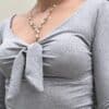 Crop Top Gris – Image 5