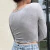 Crop Top Gris – Image 6