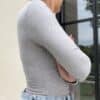 Crop Top Gris – Image 2