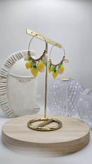 Boucles d’Oreilles Lemon