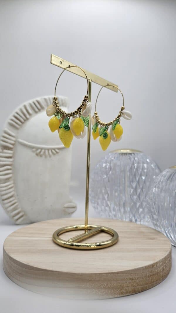 Boucles d'Oreilles Lemon