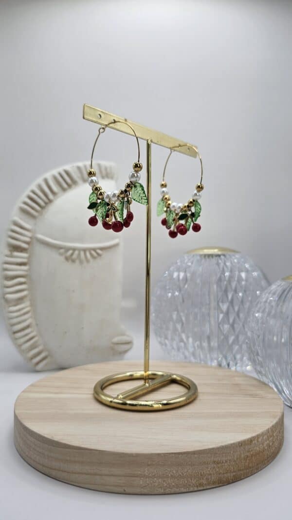 Boucles d'Oreilles Cherry