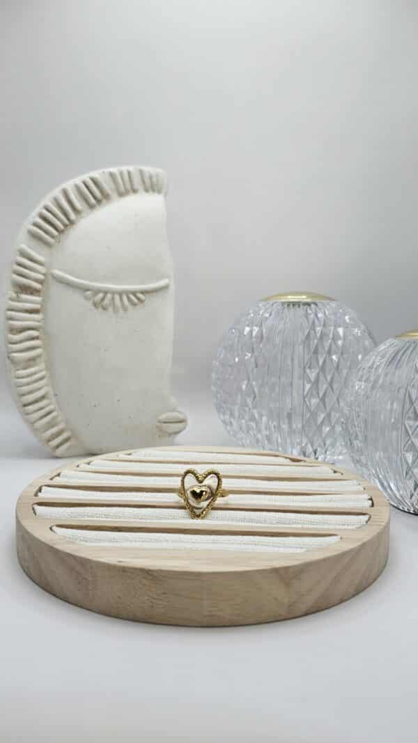 Bague coeur