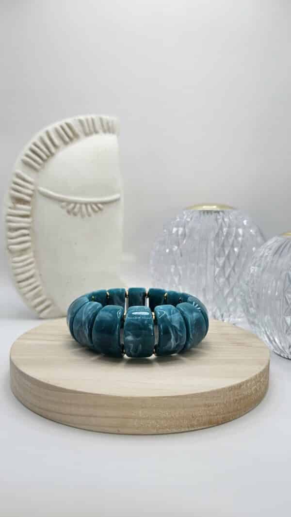 Bracelet Suzanne Bleu Canard