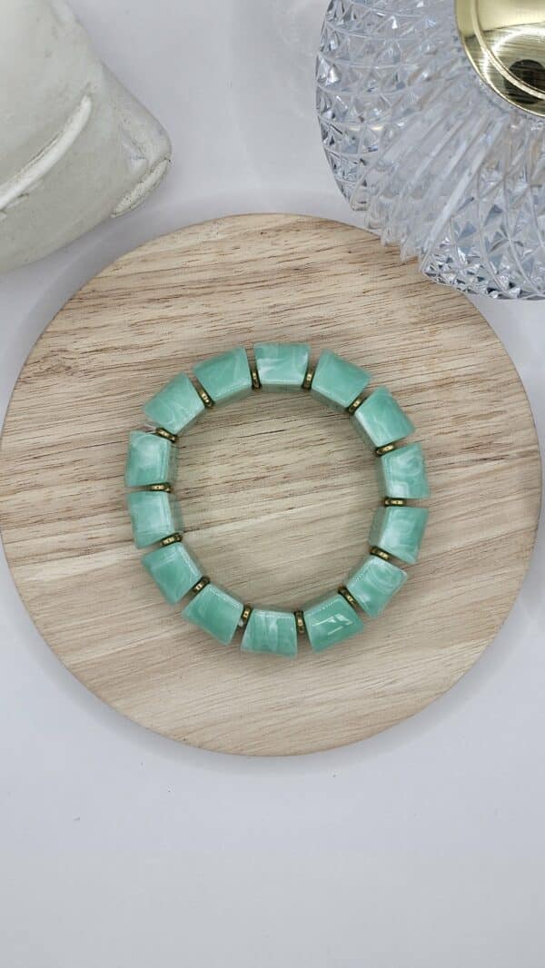 Bracelet Suzanne Vert d'Eau – Image 2