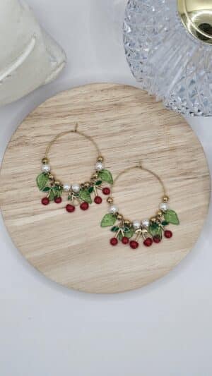 Boucles d’Oreilles Cherry