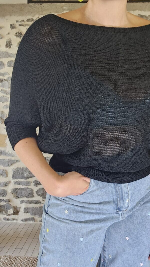Pull noeud noir – Image 3
