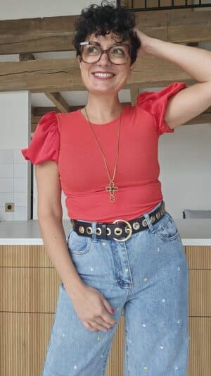 Tee Shirt Sofia Rouge