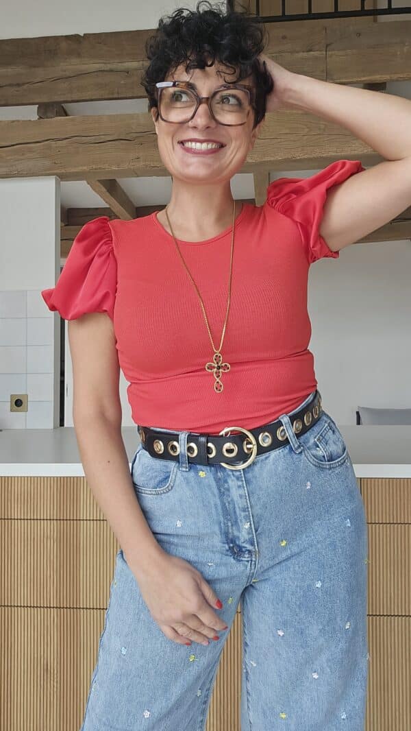 Tee Shirt Sofia Rouge