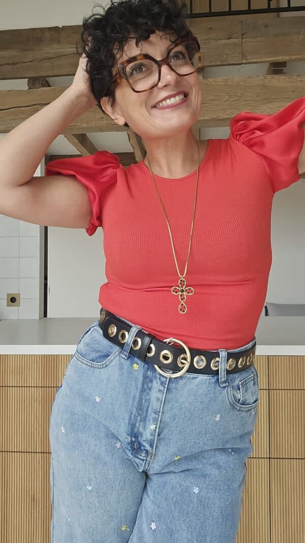 Tee Shirt Sofia Rouge – Image 3