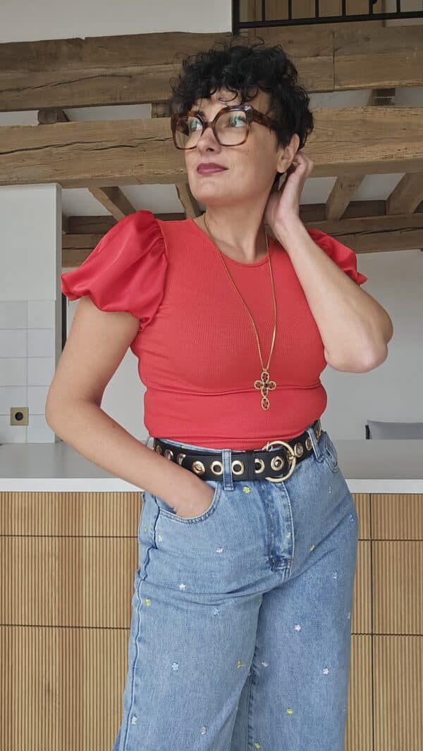 Tee Shirt Sofia Rouge – Image 5