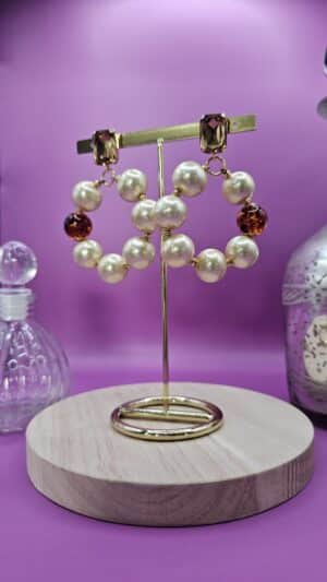 Boucles d’Oreilles Maria Topaze