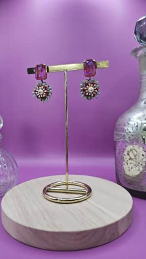 Boucles d’Oreilles Camille Rouge