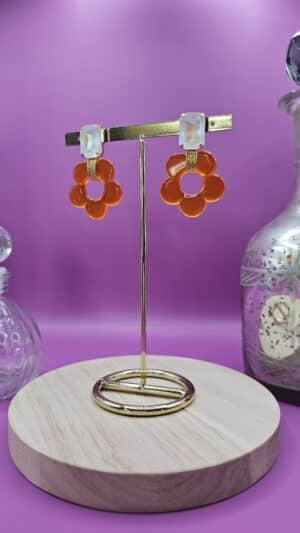 Boucles d’Oreilles Martine Orange