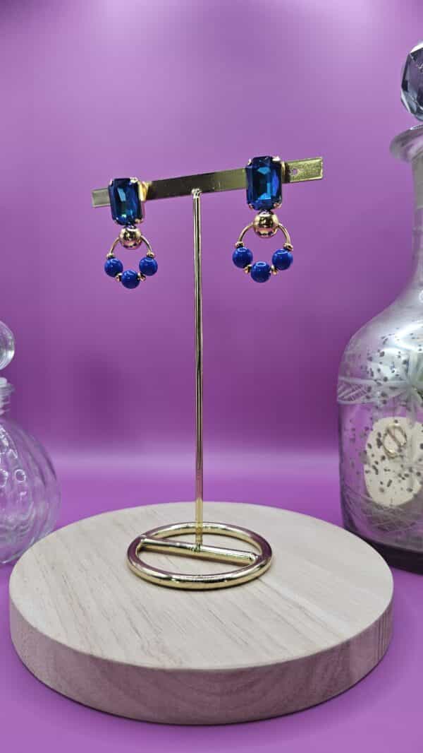 Boucles d'Oreilles Nino Emeraude