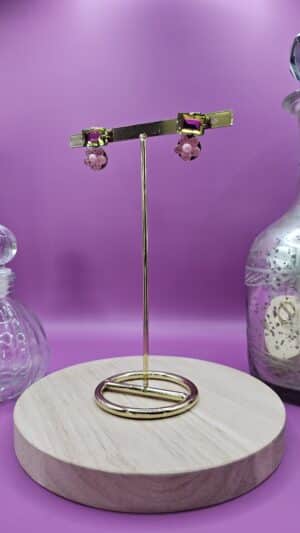 Boucles d’Oreilles Laya rose