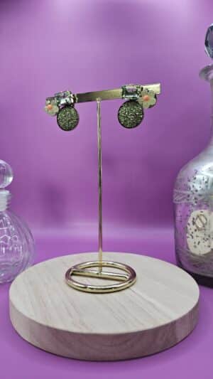 Boucles d’Oreilles à clip Laya vert