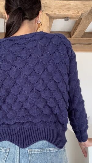 Pull Yvone bleu