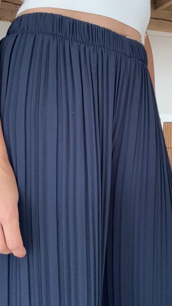 Pantalon plissé marine – Image 5