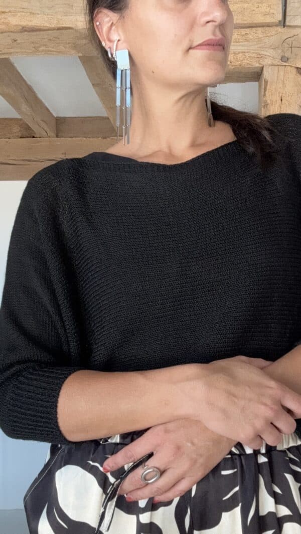 Pull noeud noir – Image 6