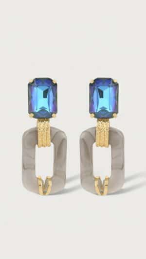 Boucles d’Oreilles Assia Emeraude
