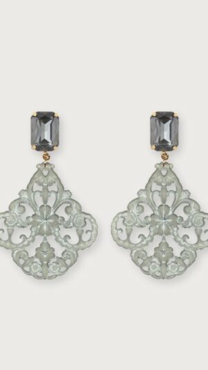 Boucles d’Oreilles Falma Grise
