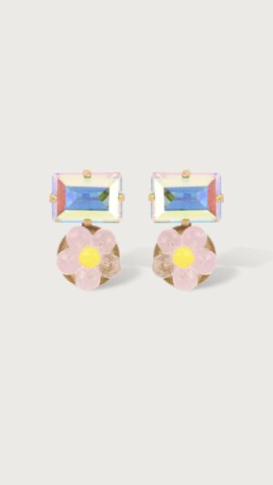Boucles d’Oreilles Laya mauve