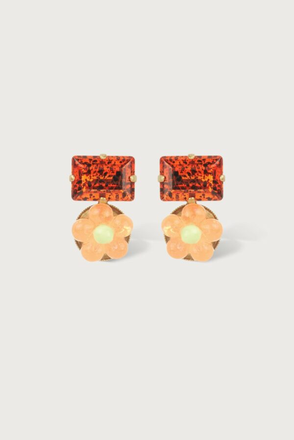 Boucles d'Oreilles Laya orange