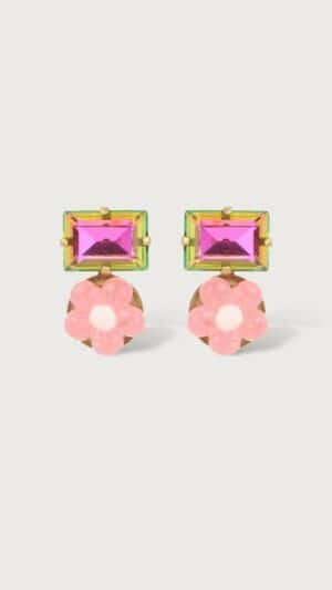 Boucles d’Oreilles Laya rose