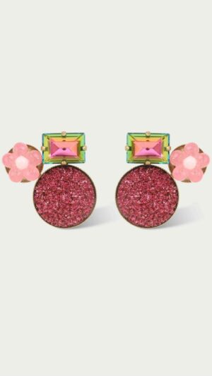 Boucles d’Oreilles à clip Laya rose