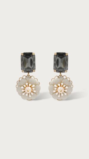 Boucles d’Oreilles à clip Camille Gris