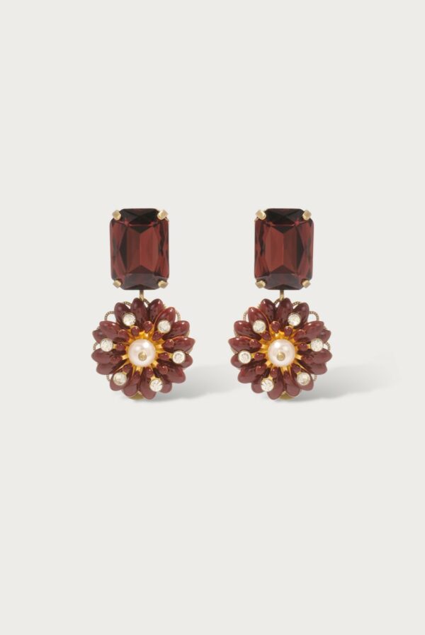 Boucles d'Oreilles Camille Prune