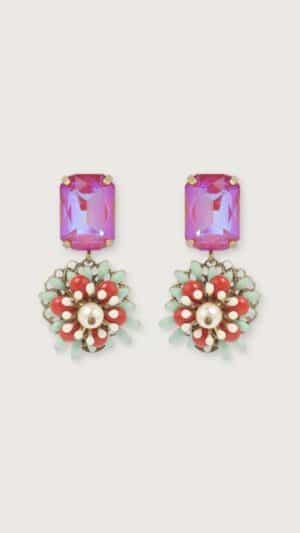 Boucles d’Oreilles Camille Rouge