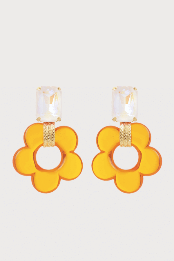 Boucles d'Oreilles Martine Orange