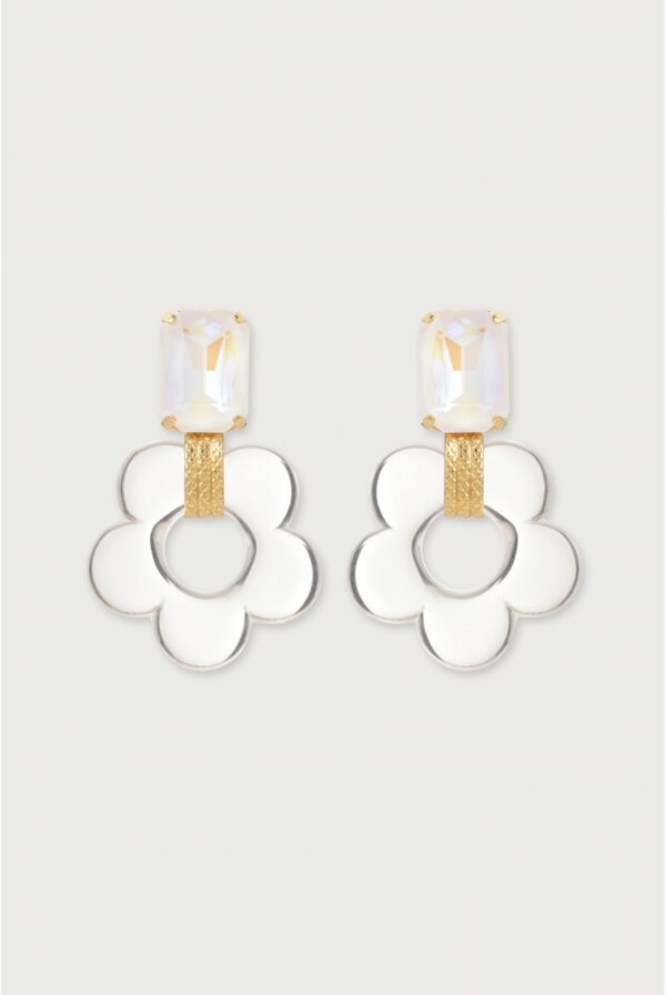 Boucles d'Oreilles Martine Transparente
