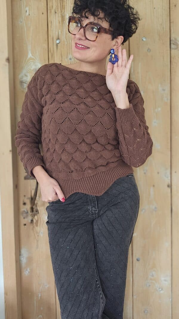 Pull Yvonne chocolat – Image 4