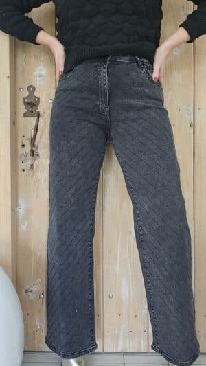 Pantalon Strass noir