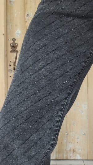 Pantalon Strass noir